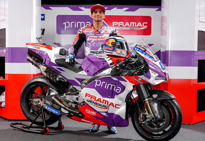 Jorge Martin in new Prima Pramac colours.