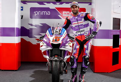 Johann Zarco in new Prima Pramac colours.