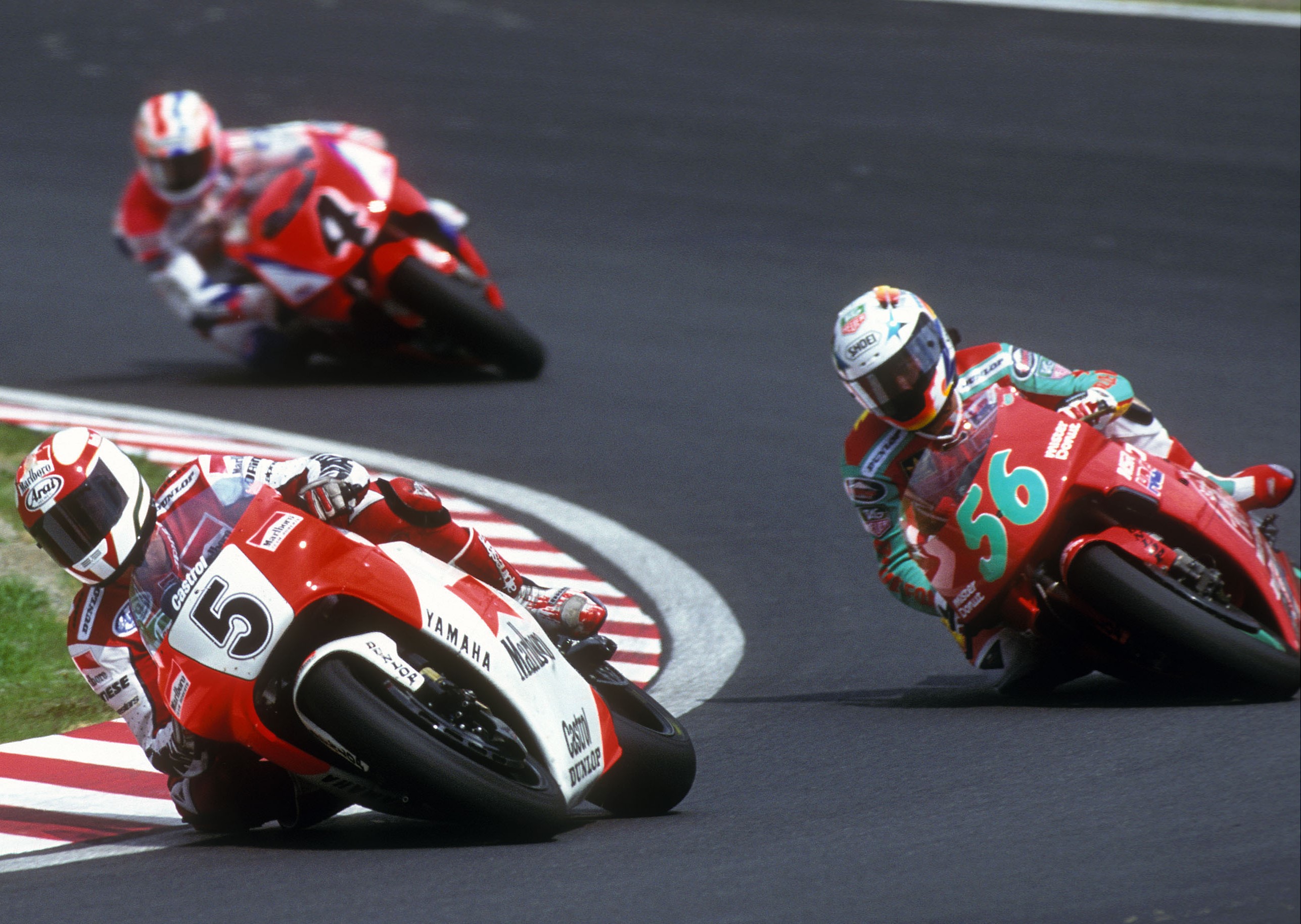 Luca Cadalora, Norick Abe, Mick Doohan, Suzuka 1994, 500cc