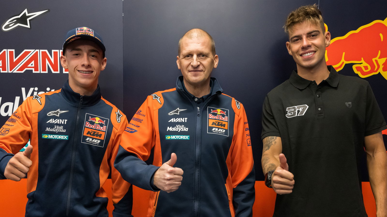 Pedro Acosta, Augusto Fernandez form 2022 KTM Ajo Moto2 line-up