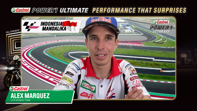 Alex Marquez LCR Honda at Castrol Launch