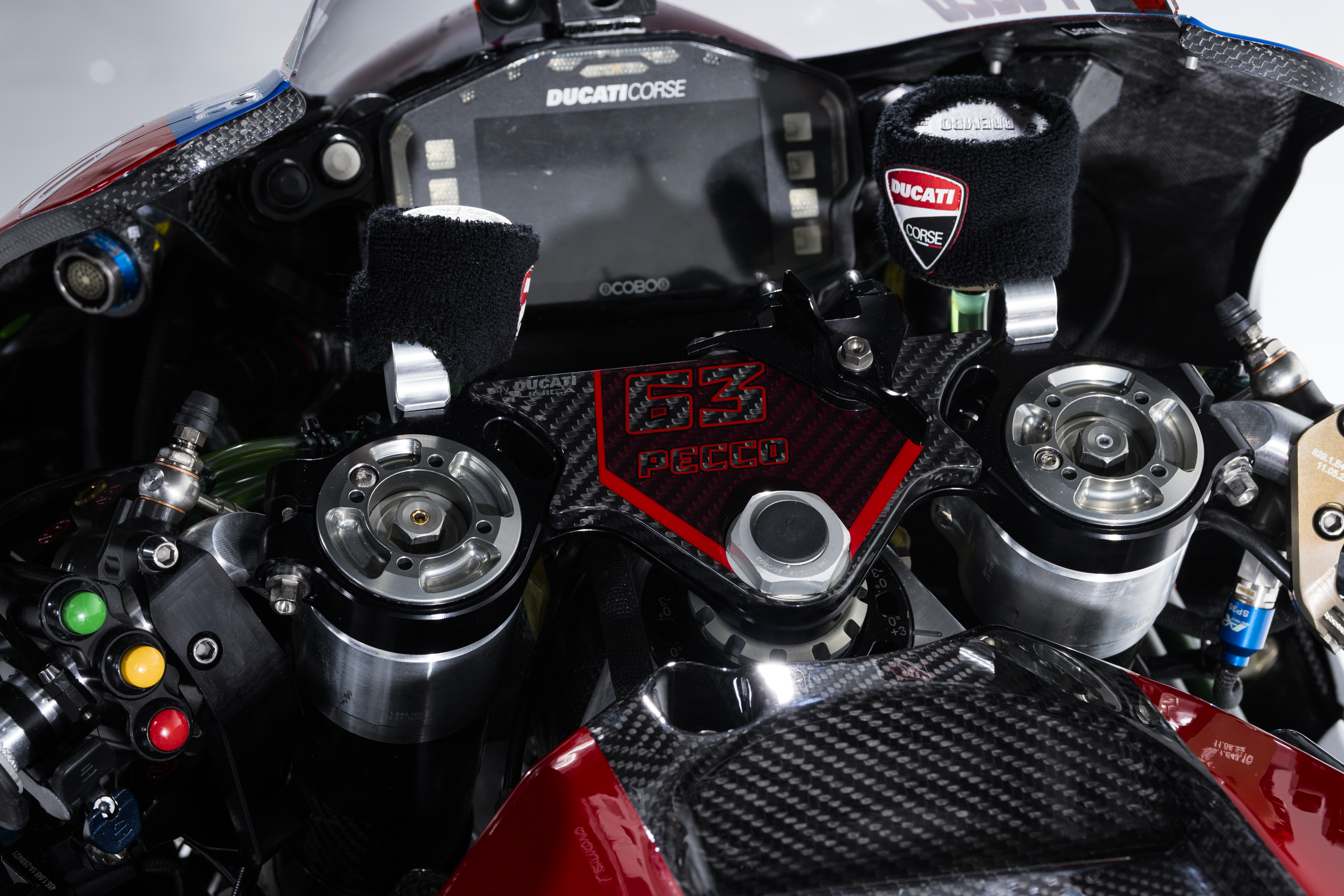 Ducati dash and handlebar controls