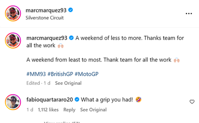 Lelucon Kura-Kura dari Pertarungan Marquez vs Quartararo