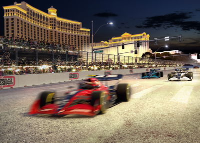 F1 Las Vegas GP artist impression