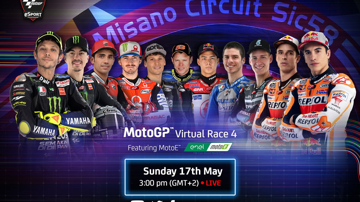 Valentino Rossi kembali untuk balapan virtual MotoGP Misano, MotoE bergabung dengan tagihan