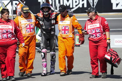 Aleix Espargaro Silverstone crash