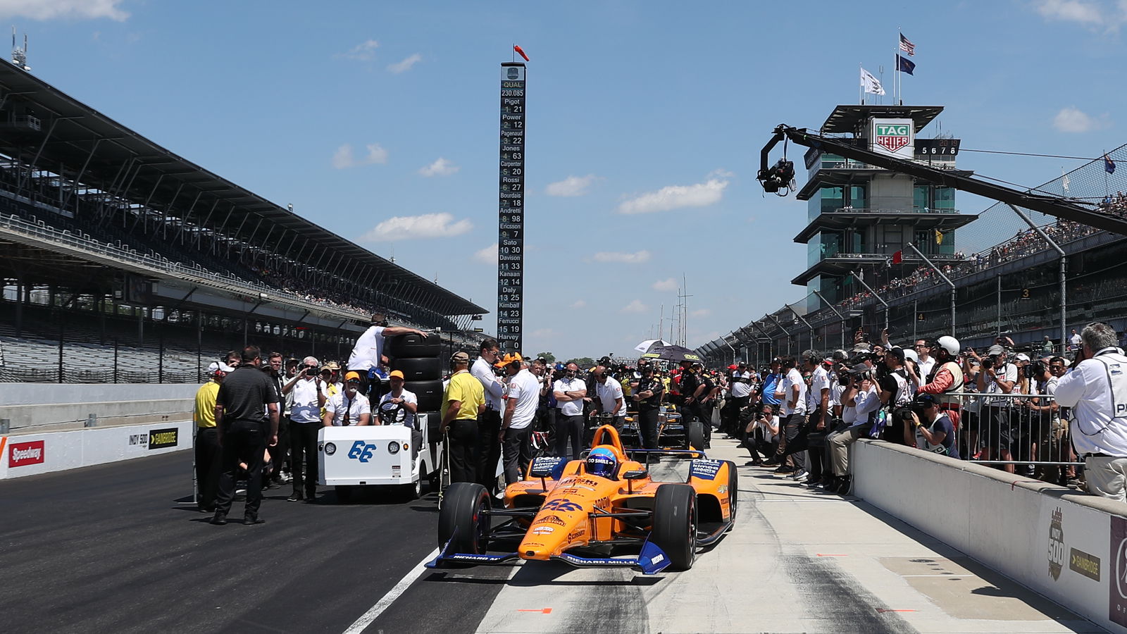 Pigot remains on top, Alonso and Hinchcliffe outside looking in