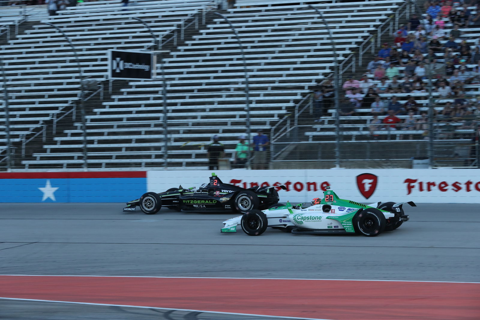 Spirited fight by Colton Herta ends 19 laps early at Texas