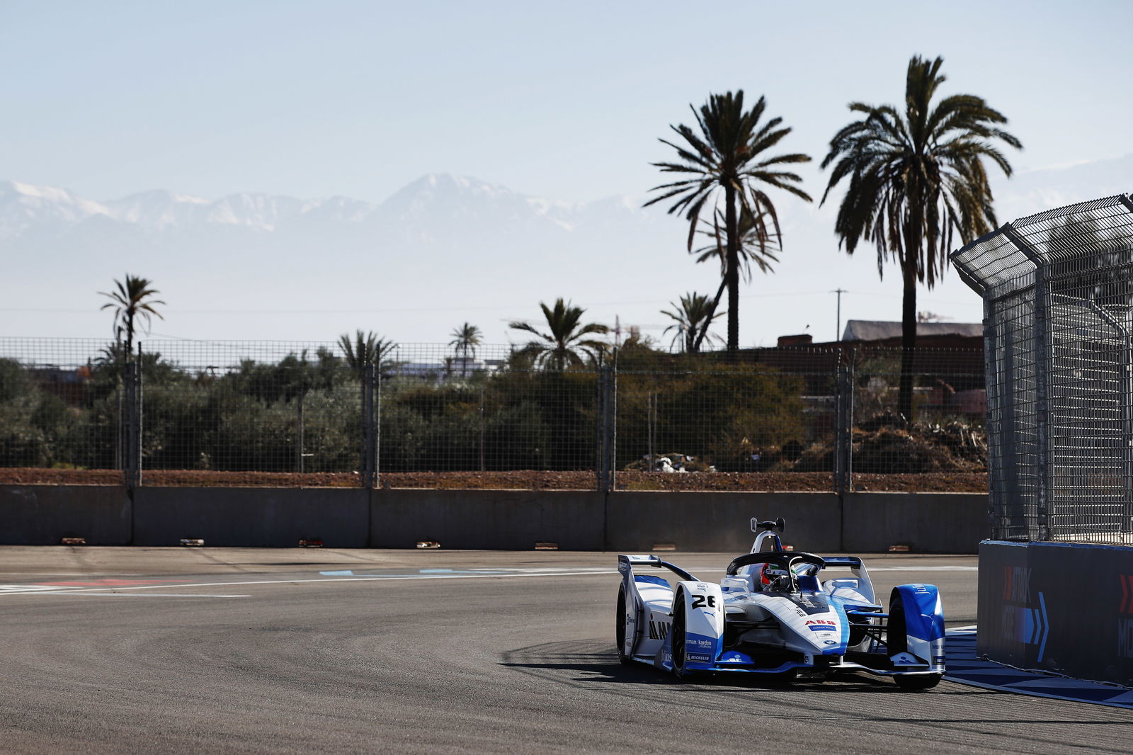 Bird escapes pit lane crash to take Marrakesh Formula E pole