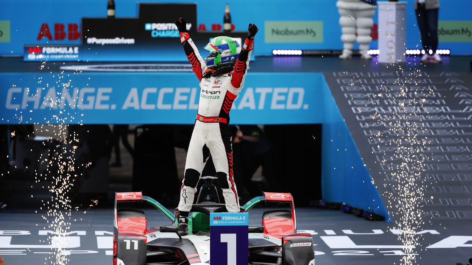 Di Grassi leads Audi 1-2 in Puebla E-Prix after Wehlein DSQ