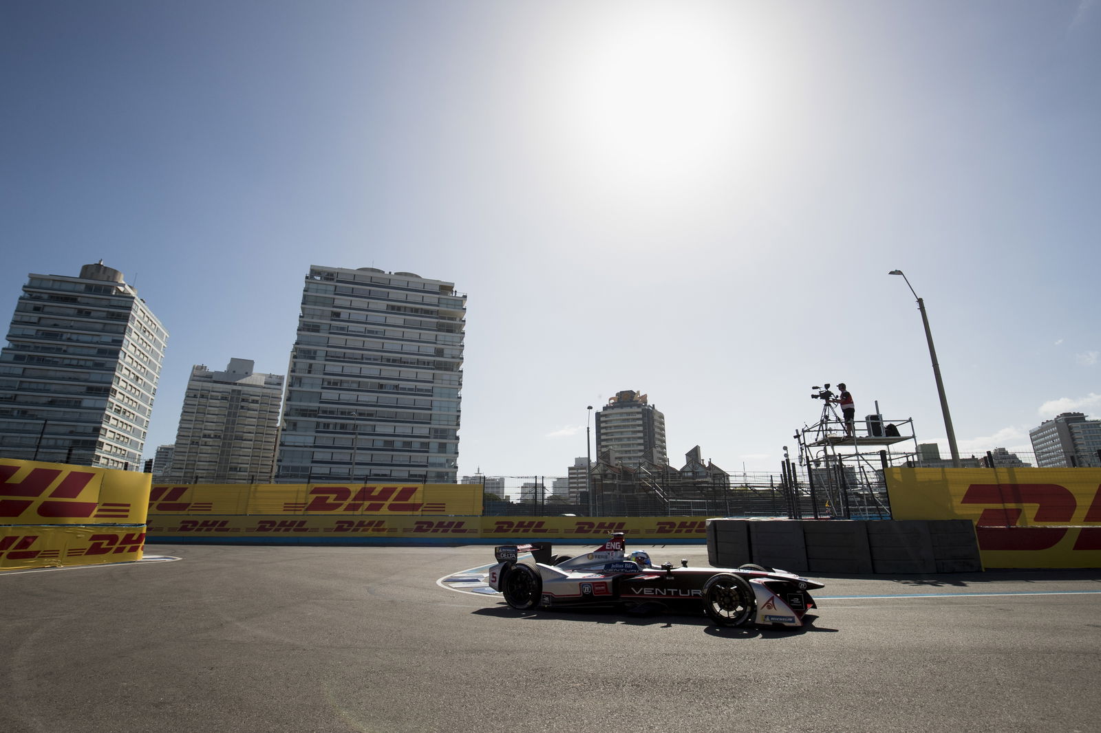 Di Grassi on provisional pole at Punta, under investigation 