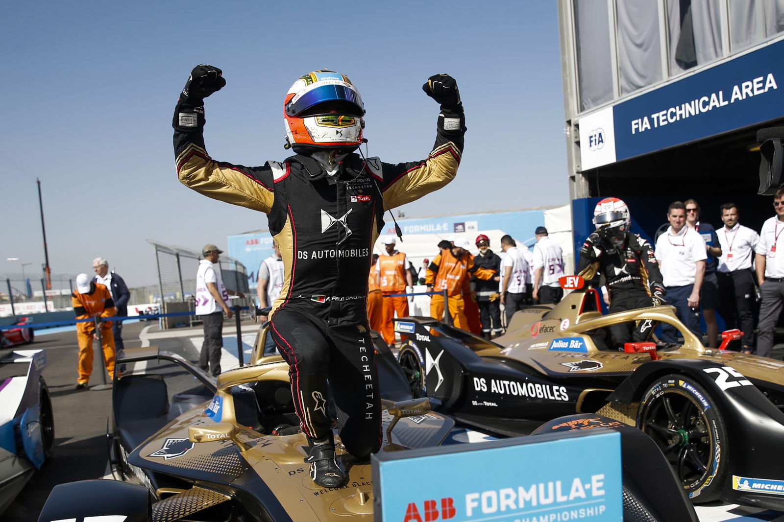 da Costa claims Marrakesh FE pole, nightmare for Evans