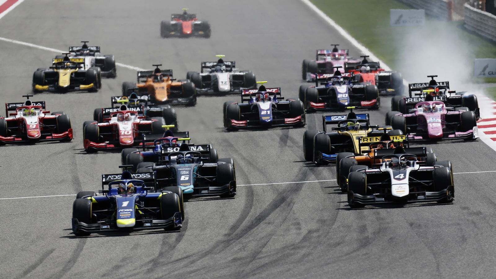 Formula 2 Bahrain - Feature Race Results