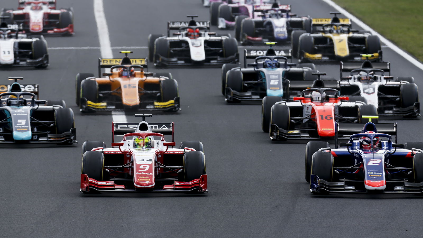 F2 Hungary - Sprint Race Results