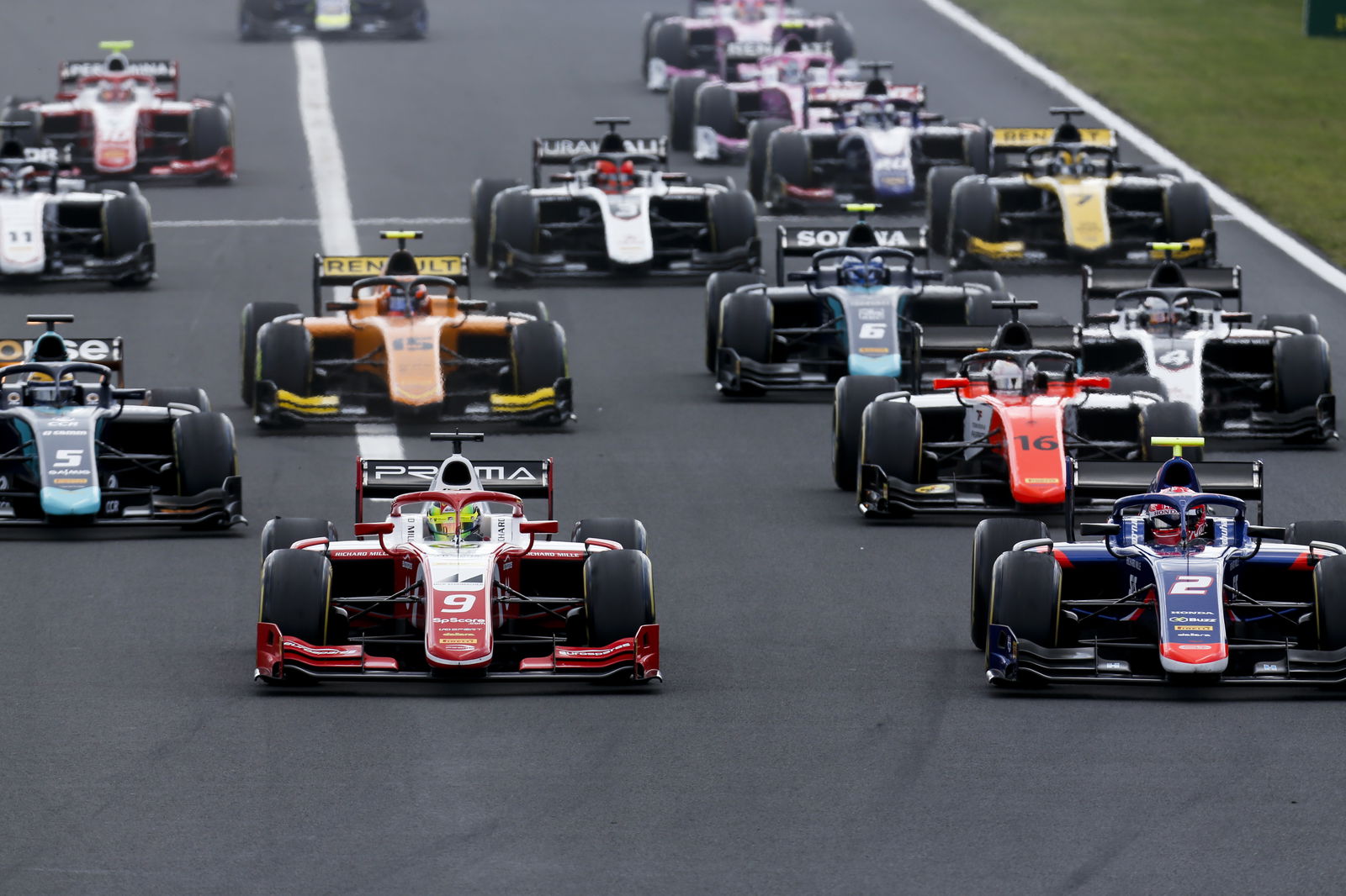 F2 Hungary - Feature Race Results