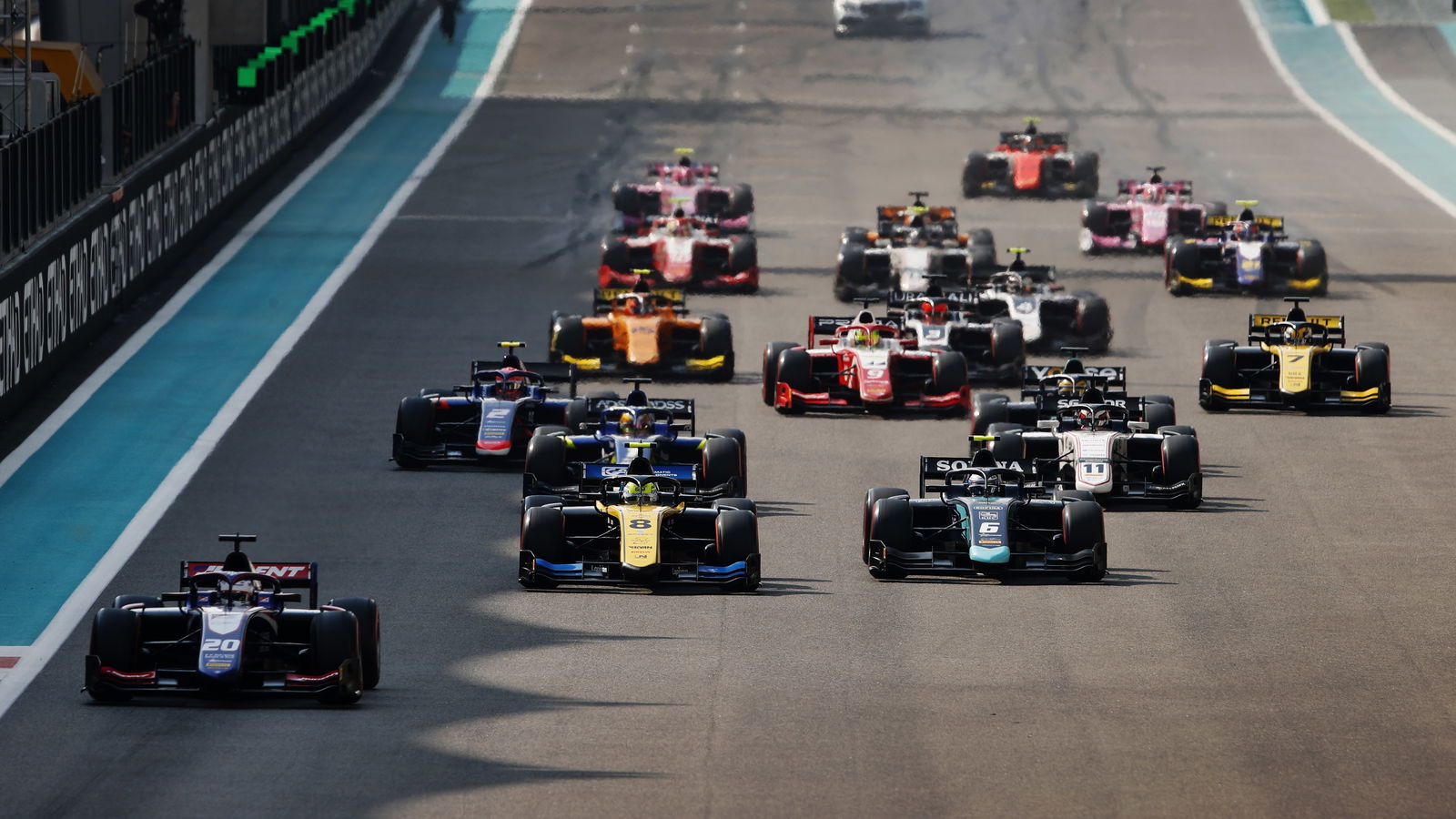 F2 Abu Dhabi - Sprint Race Results