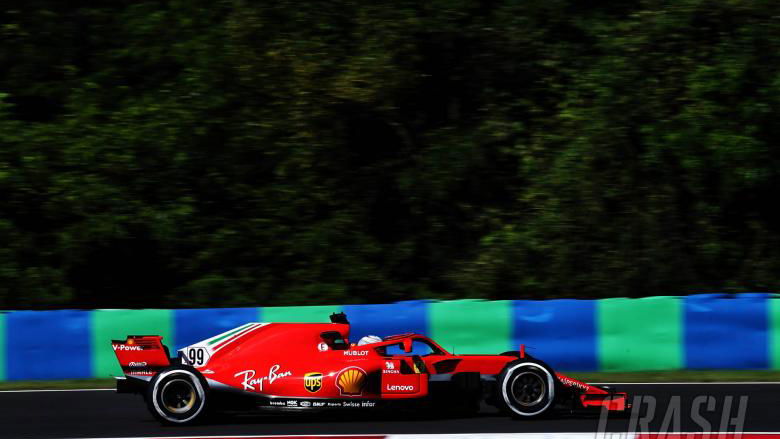 Giovinazzi lowers pace as Ferrari tops first day of Hungary F1 test 