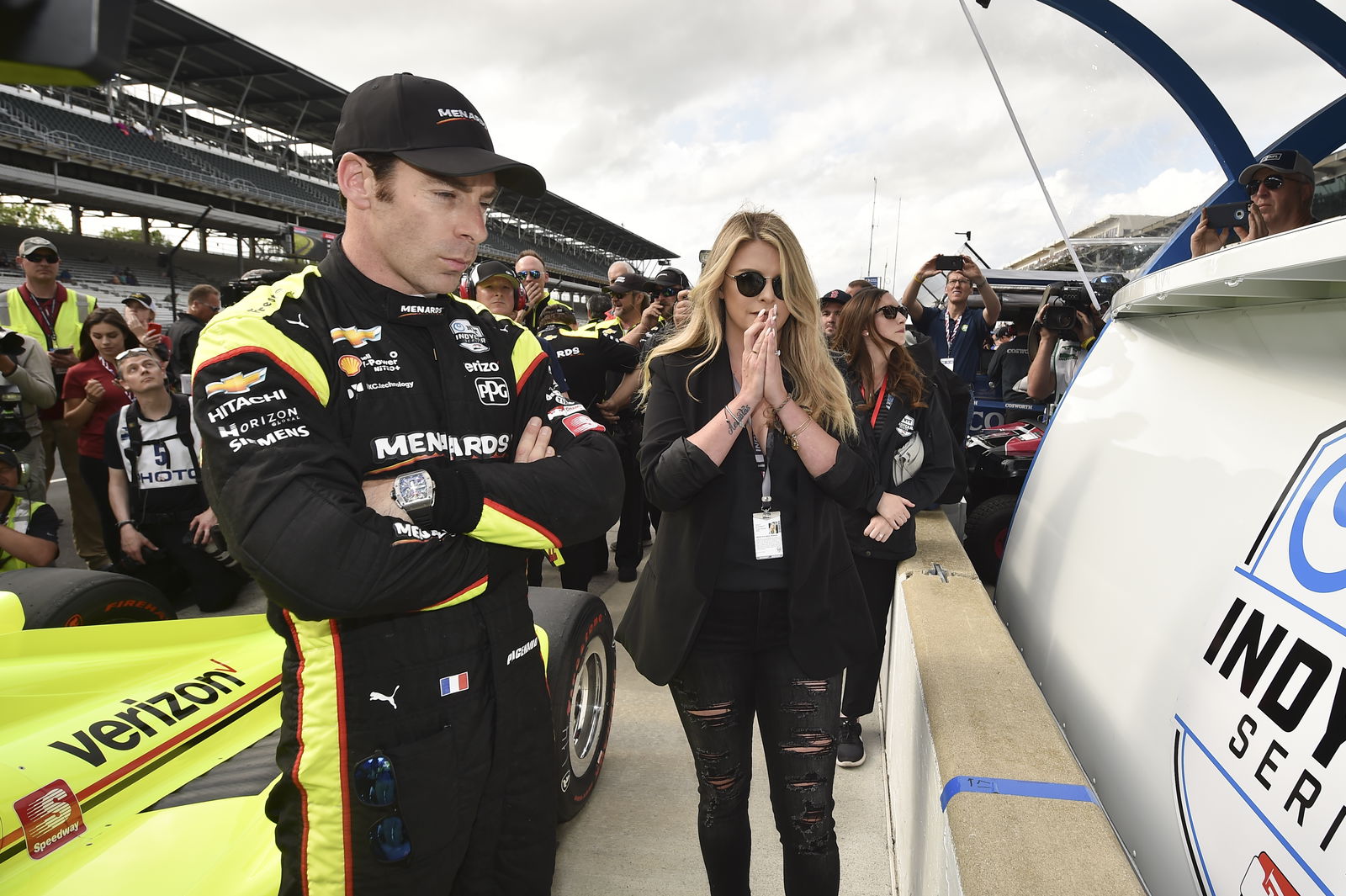 Kanaan leads Carb Day Practice