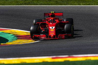 Raikkonen edges Hamilton to lead second practice at Spa