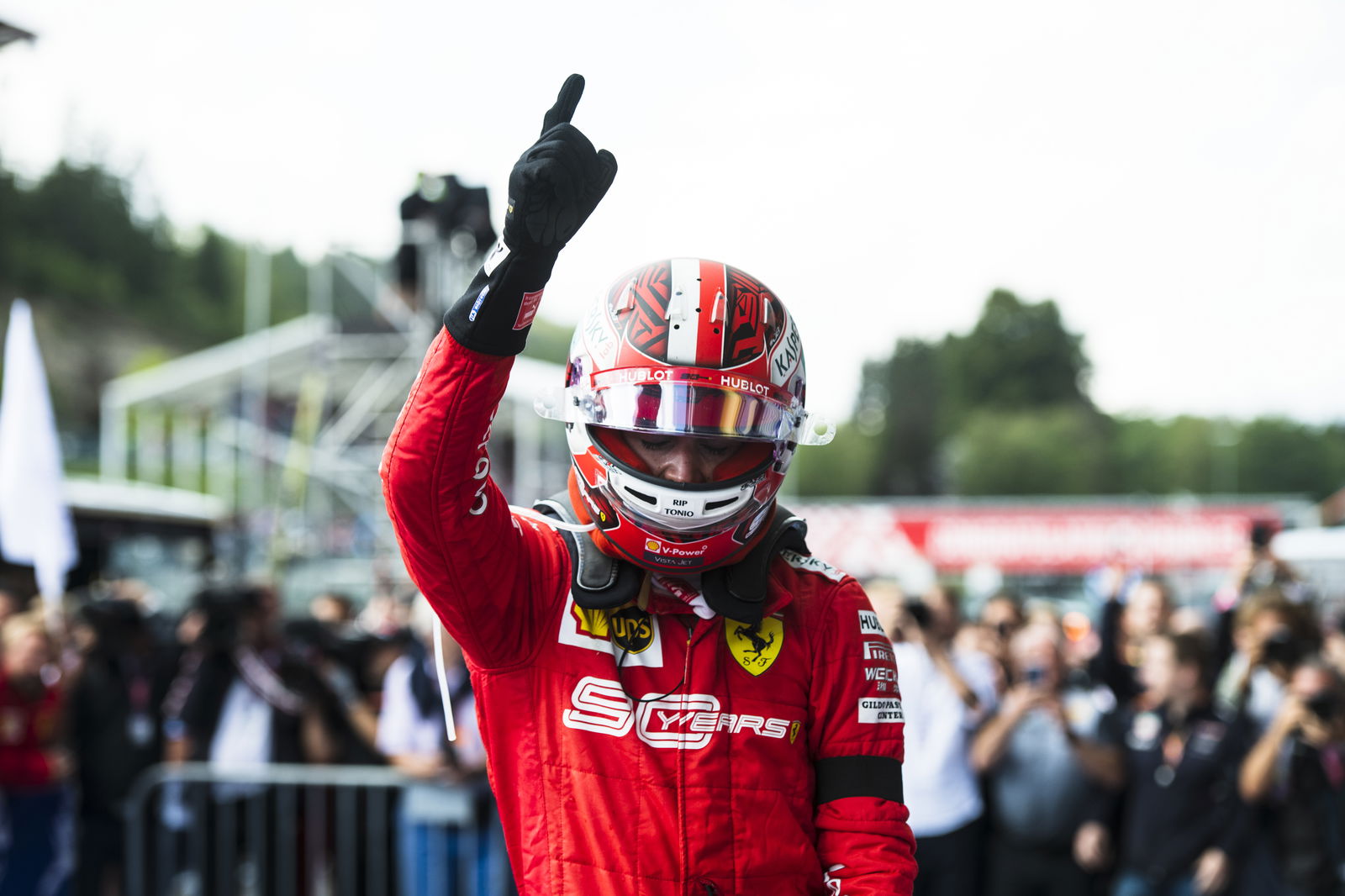 Charles Leclerc, Ferrari, F1, Belgian Grand PRix,