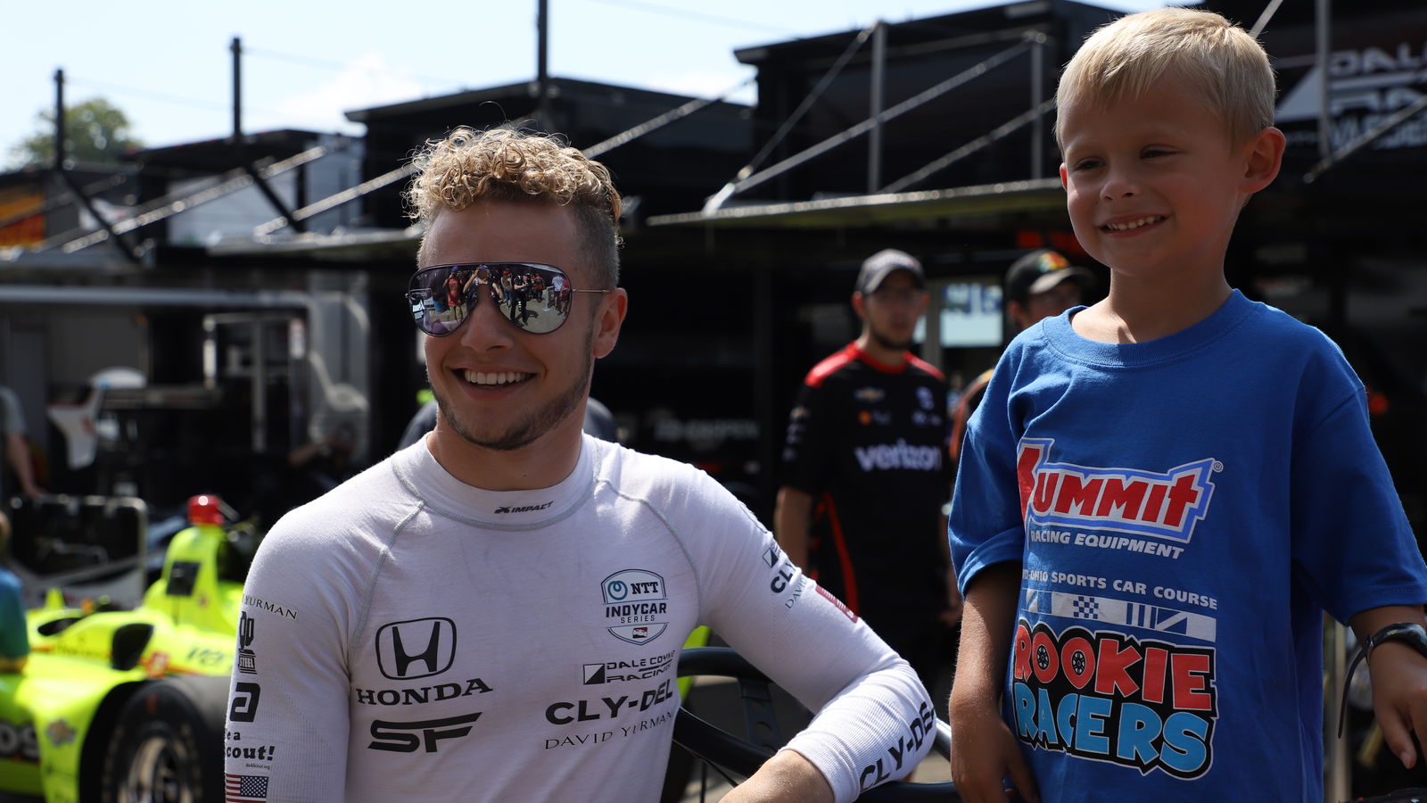 Santino Ferrucci paces opening Bommarito 500 practice