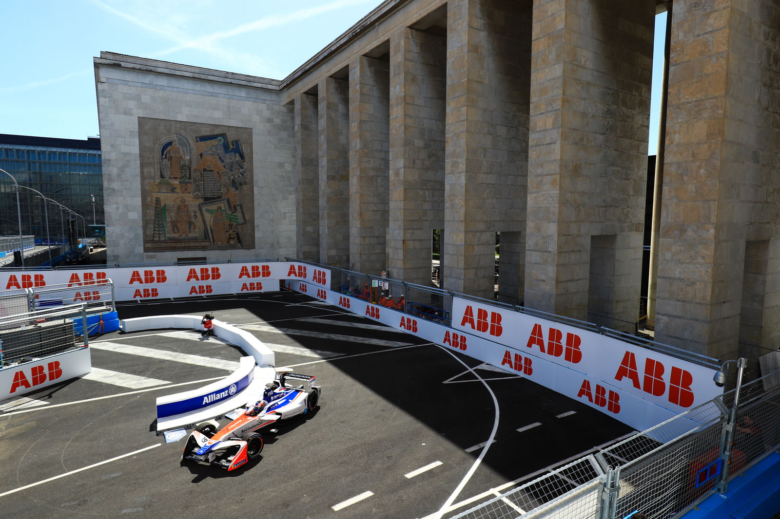 Biaggi completes Formula E show run in Rome