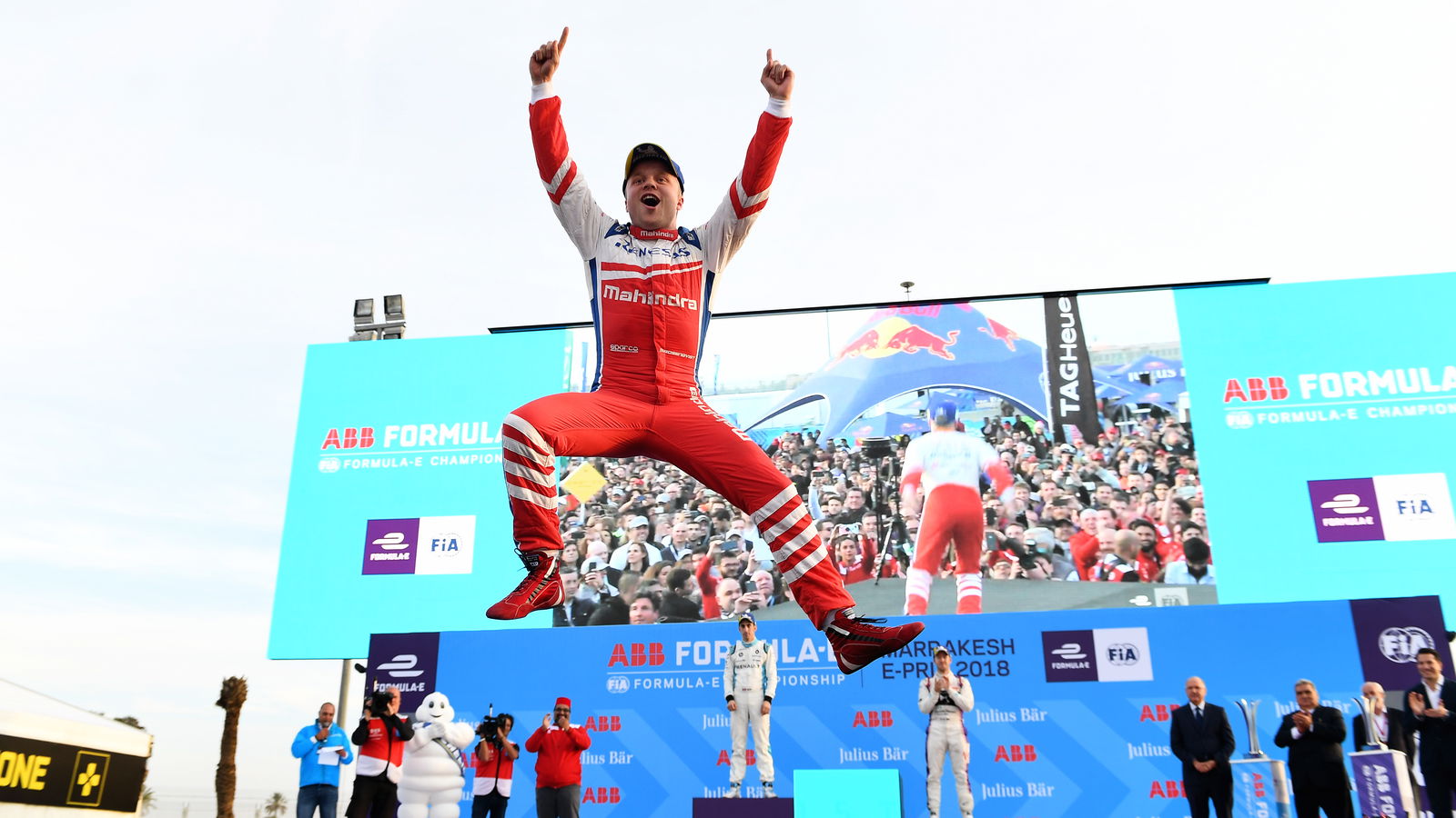 Rosenqvist battles past Buemi for Marrakesh Formula E victory