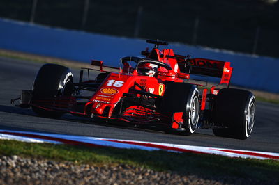 Leclerc says Ferrari has work to do to “catch up” to Mercedes