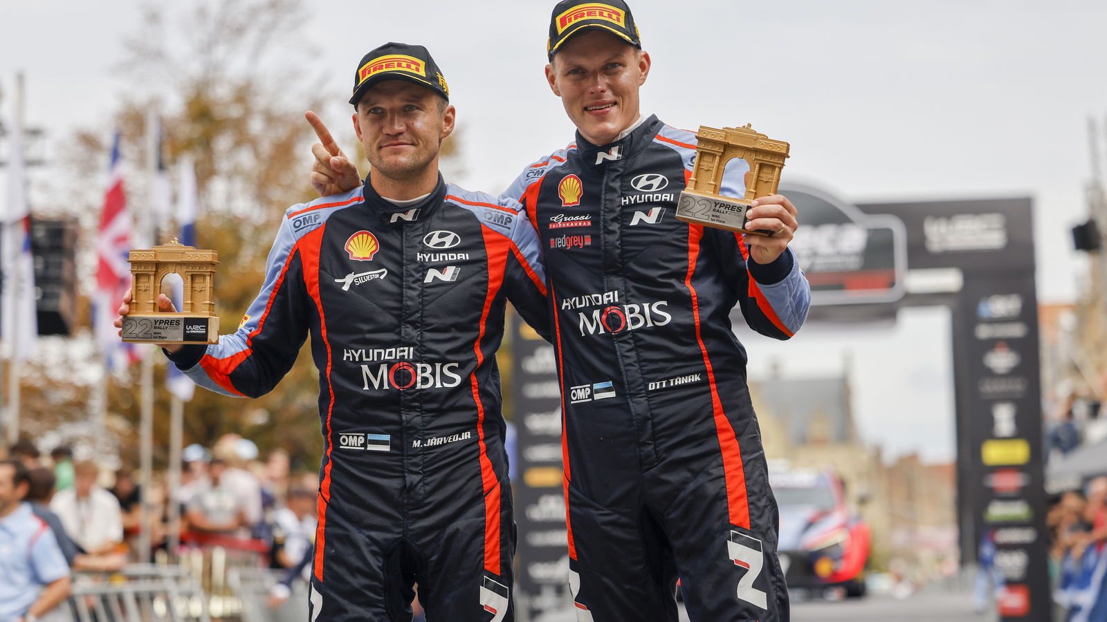 Hyundai's Ott Tanak seals maiden Ypres Rally victory from Elfyn Evans