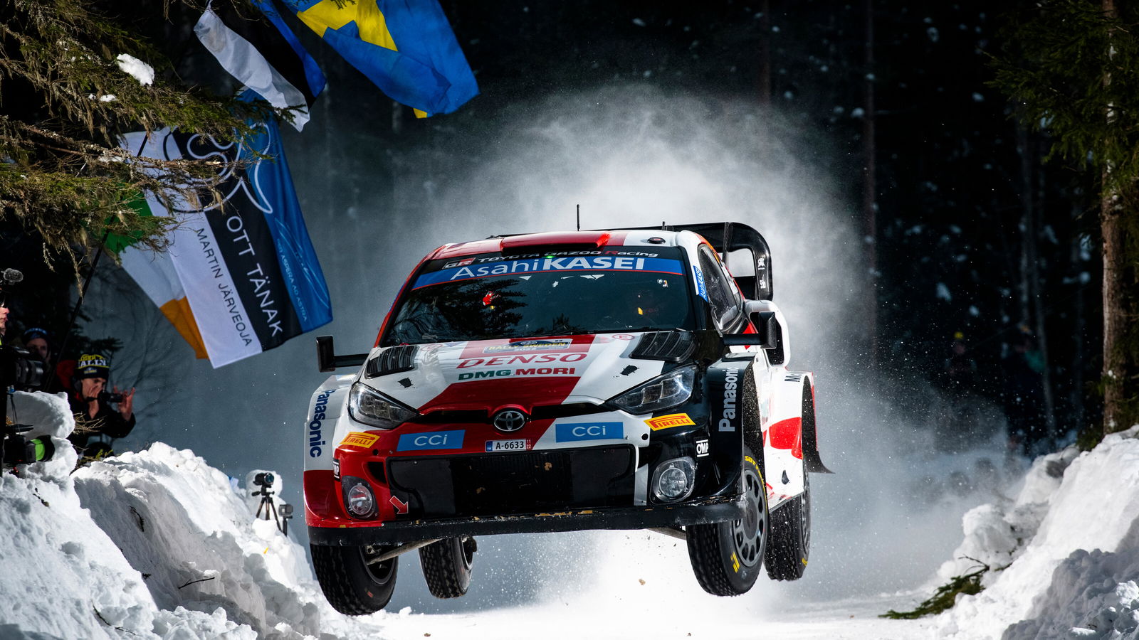 Rovanpera in charge at Rally Sweden, team-mate Evans is second