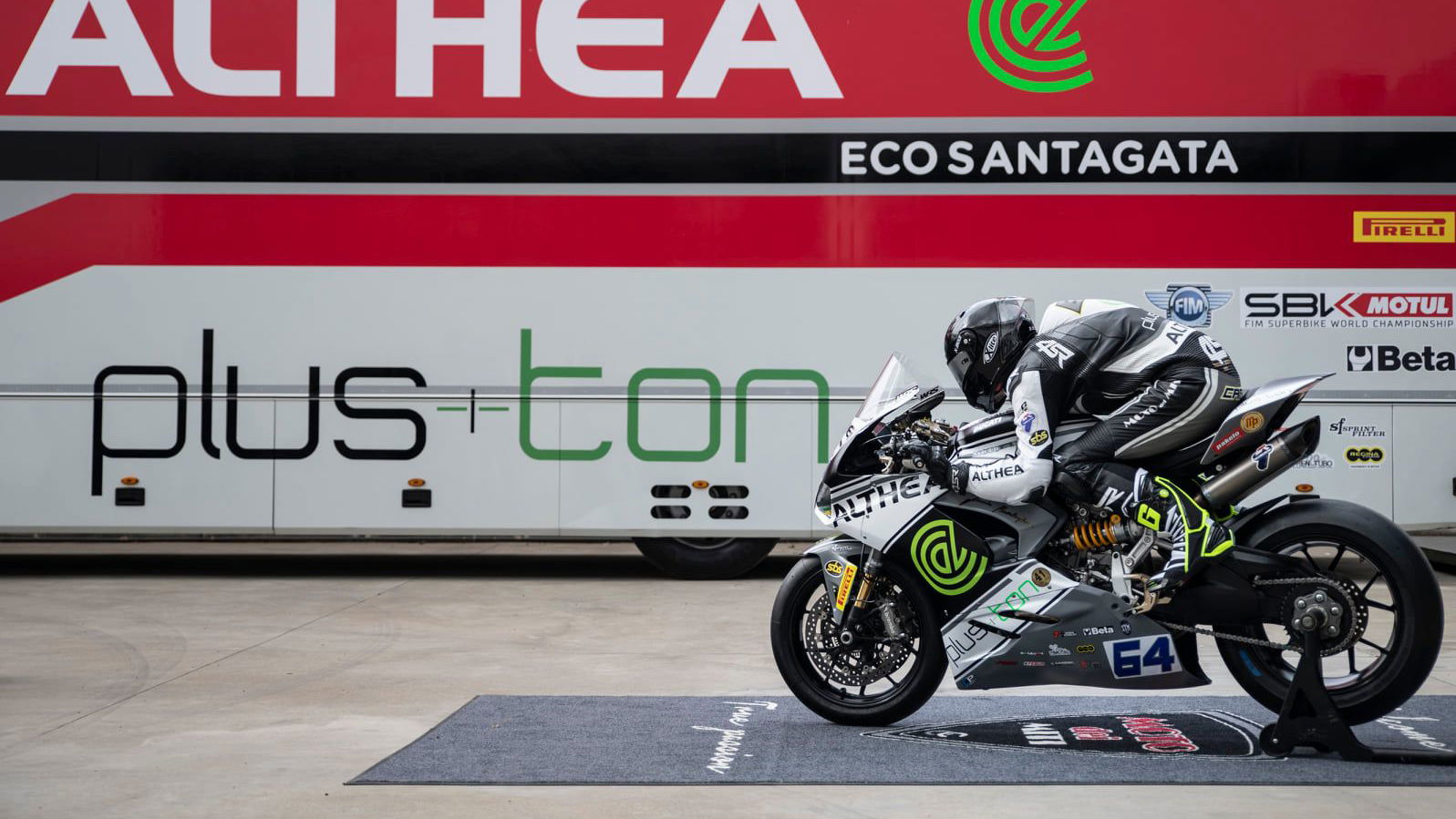 Althea Racing Ducati unveil WorldSSP colours for Caricasulo