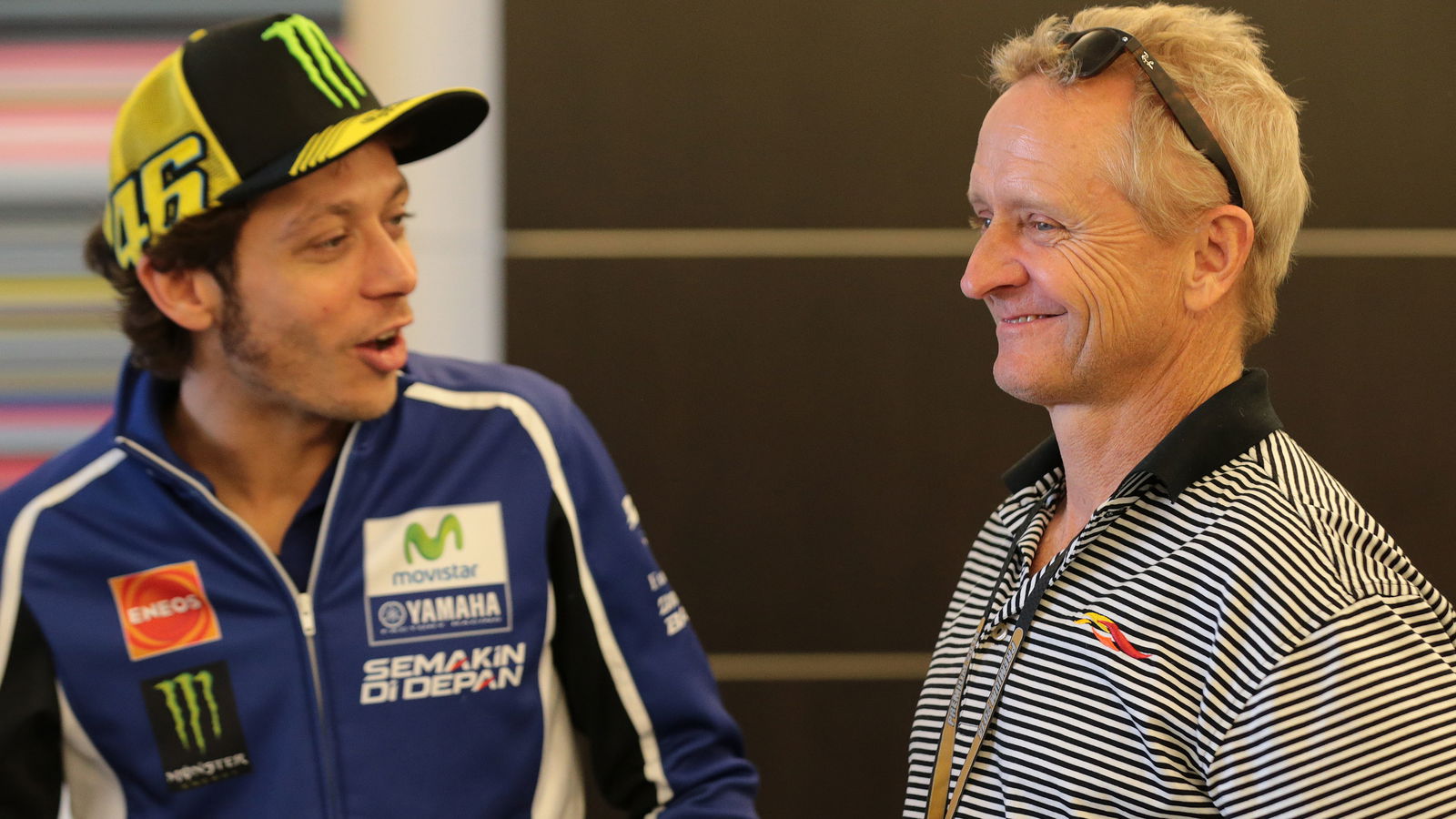 Rossi's dream rival: Schwantz on a 500!
