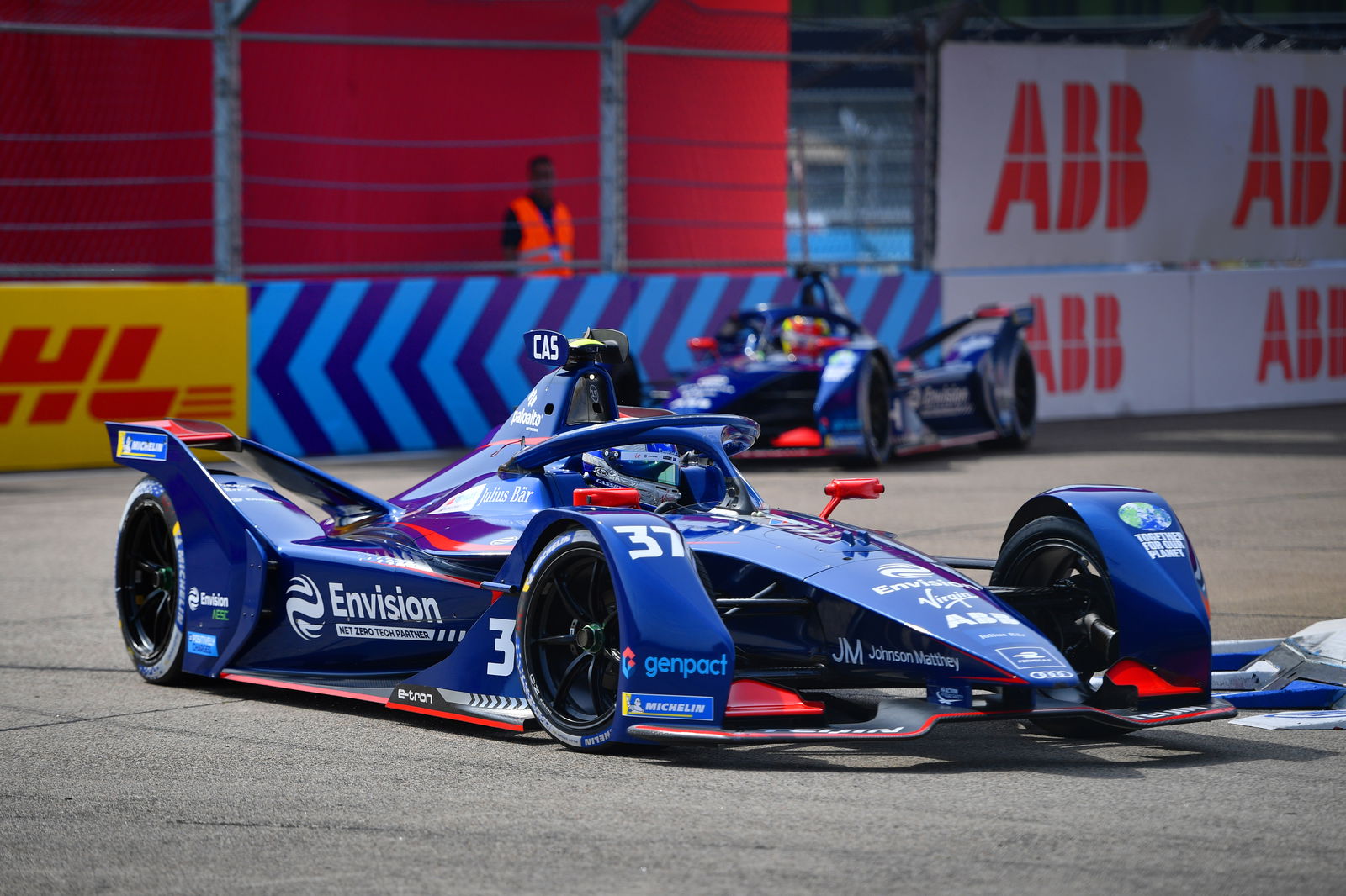 Techeetah secures front row lockout with Vergne on pole in Berlin