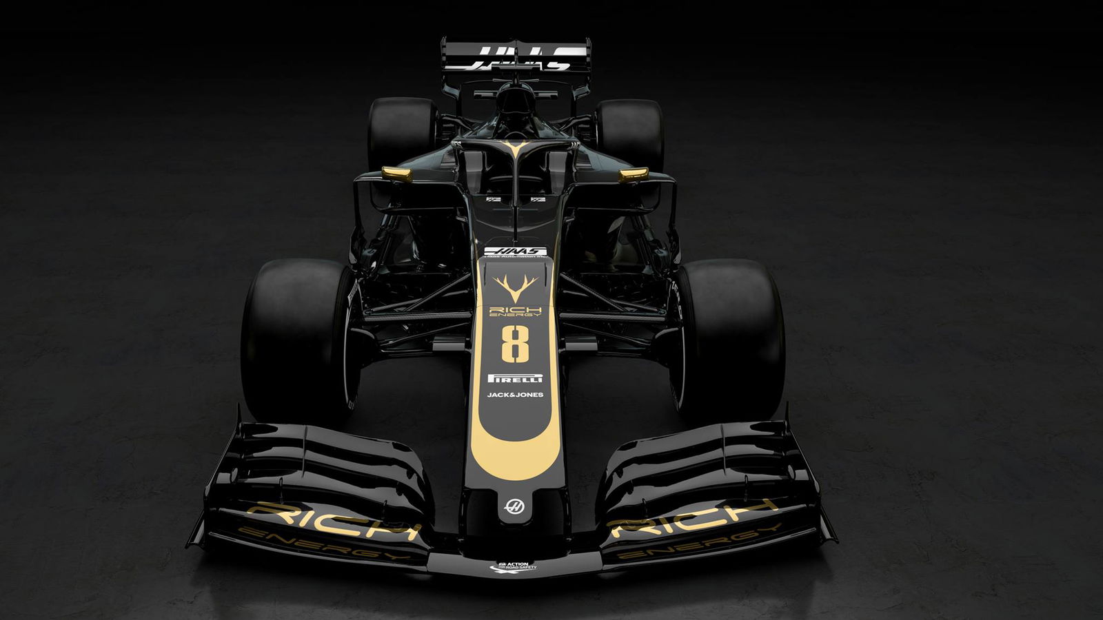 Haas reveals new black and gold F1 livery for 2019