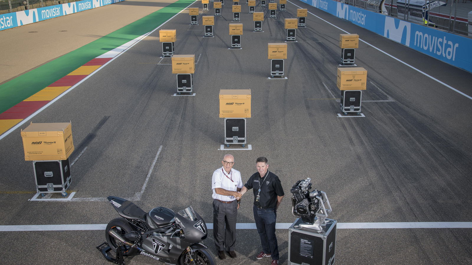 Triumph menyerahkan mesin Moto2 2019 di Aragon