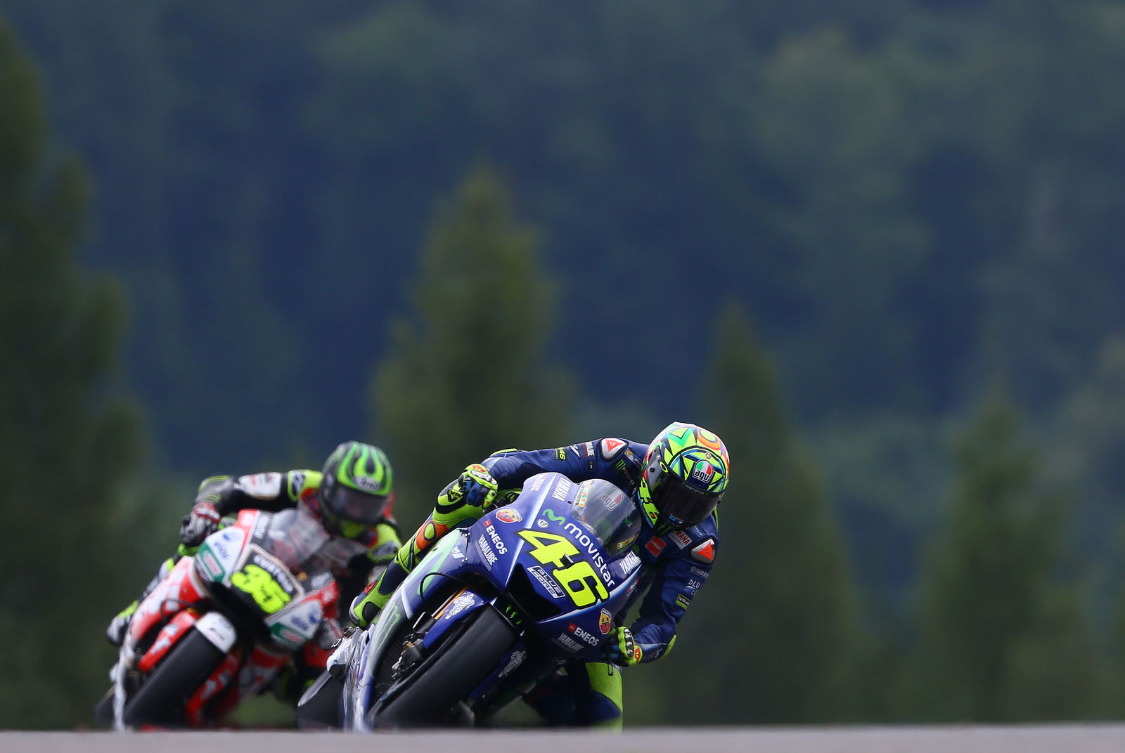 Iannone fell on drain avoiding Espargaro, hit Rins bike