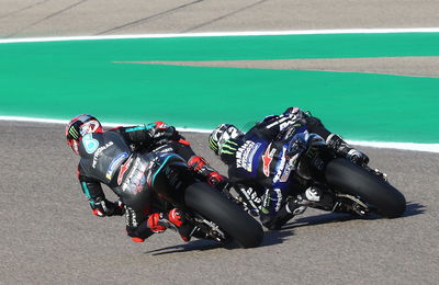 MotoGP leader Fabio Quartararo suffers big high-side in Aragon FP3