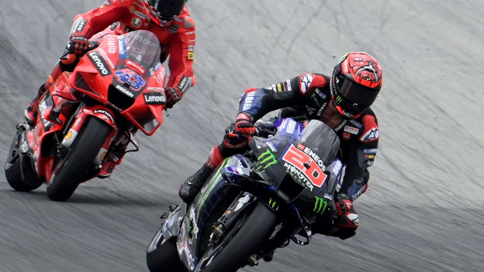 Fabio Quartararo penalised for open leathers, chest protector