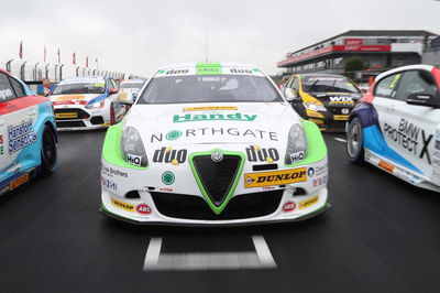 Austin tops BTCC test in brand new Alfa Romeo