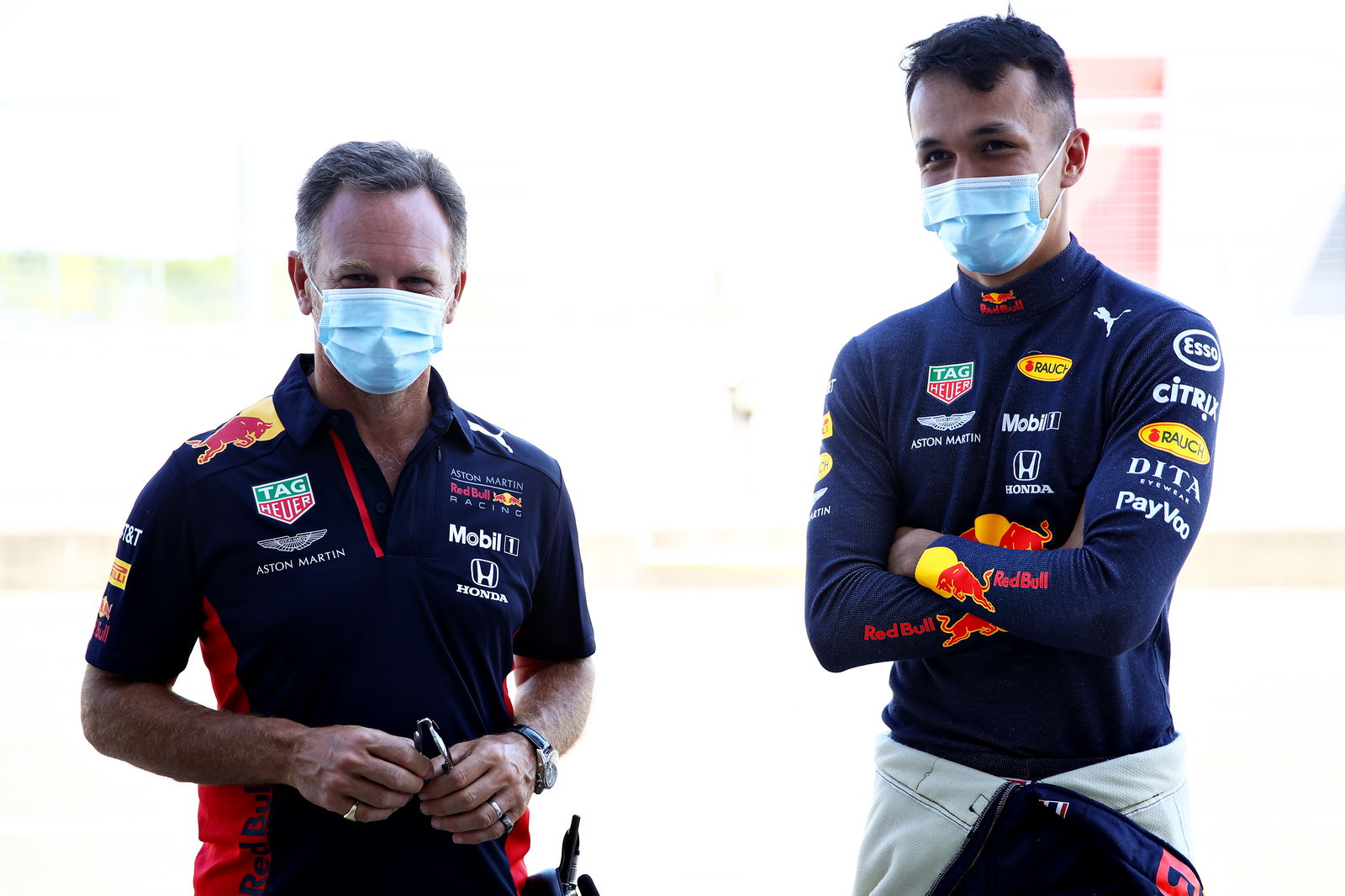Albon was 'right back into it' during 