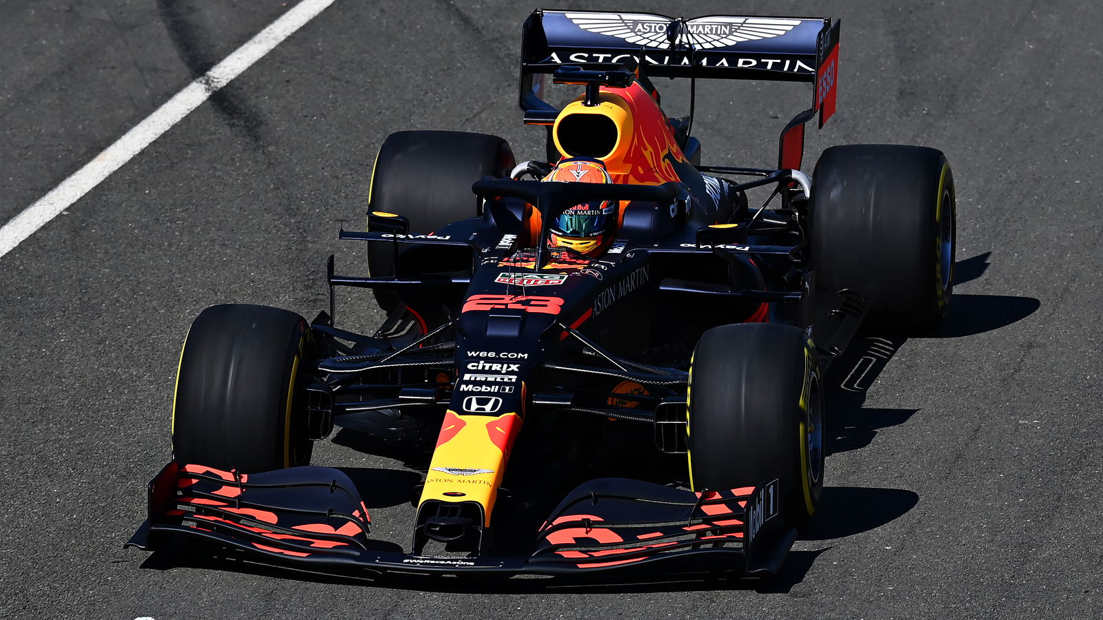 Albon was 'right back into it' during 