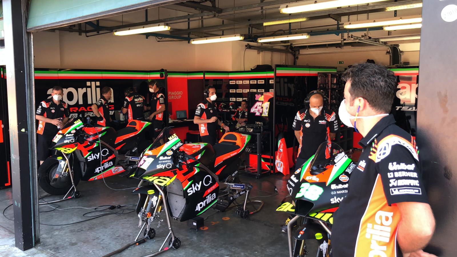 Masks at Misano as MotoGP test begins