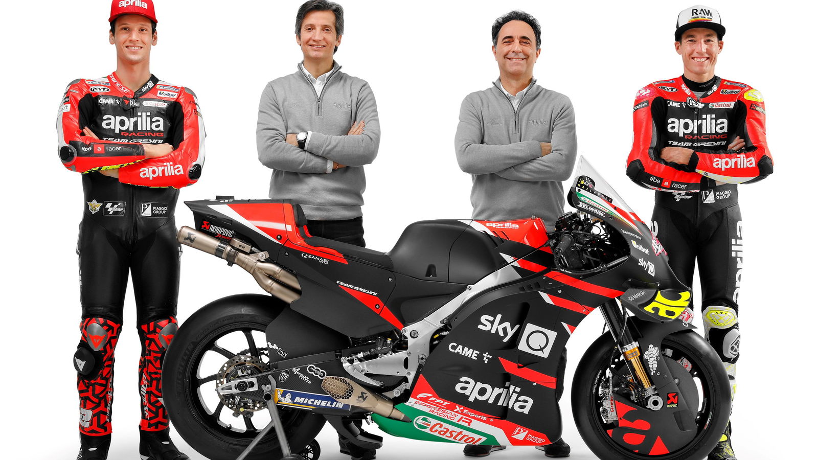 FIRST LOOK: Aprilia presents 2021 MotoGP machine, Savadori alongside Espargaro