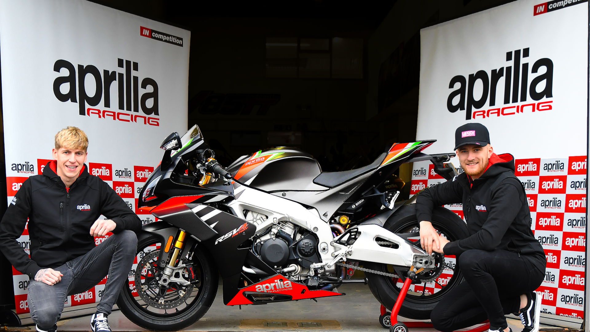 Fraser Rogers and Ben Luxton confirmed at Aprilia IN Competition for 2021
