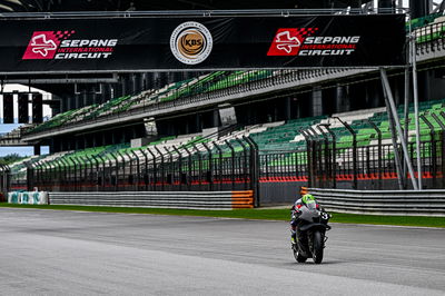 Cal Crutchlow at Shakedown test (Dorna)