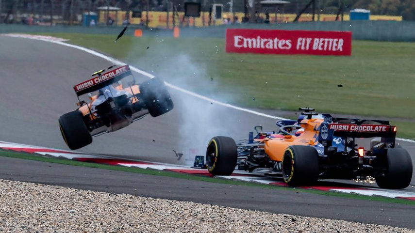 Norris: Difficult to know where all parts of F1 cars are in clashes