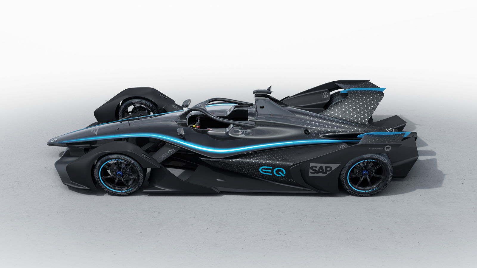 Mercedes unveils first Formula E car