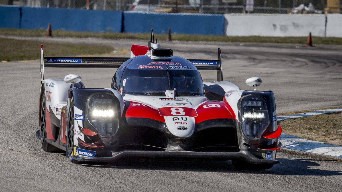 Toyota on-track at Sebring in preparation for WEC race