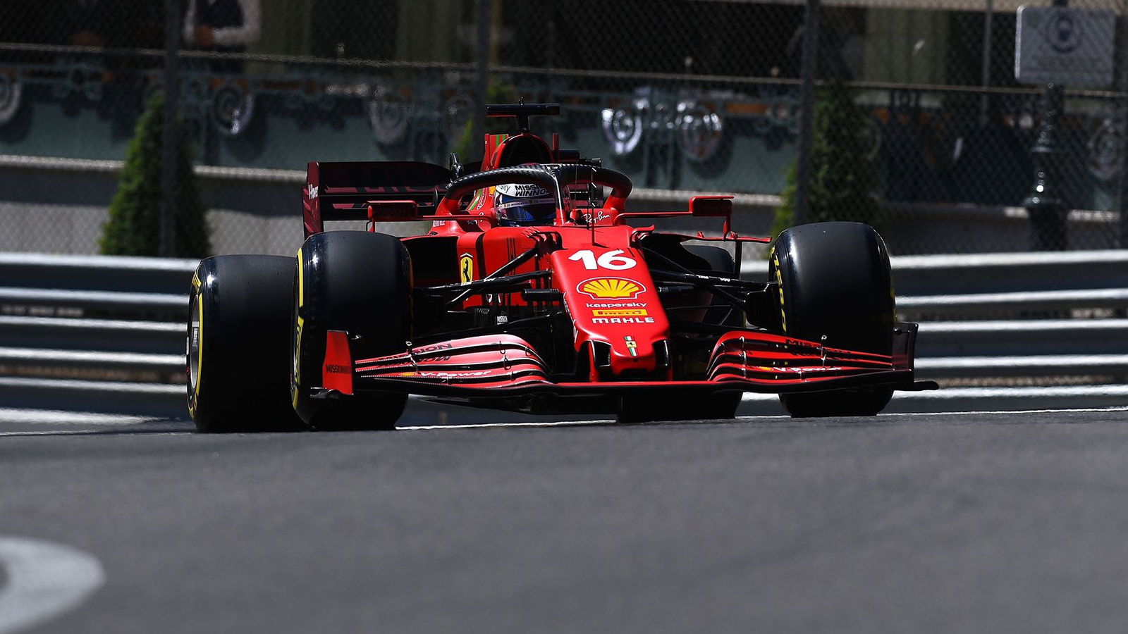 Leclerc leads Sainz in Ferrari 1-2 in Monaco second practice