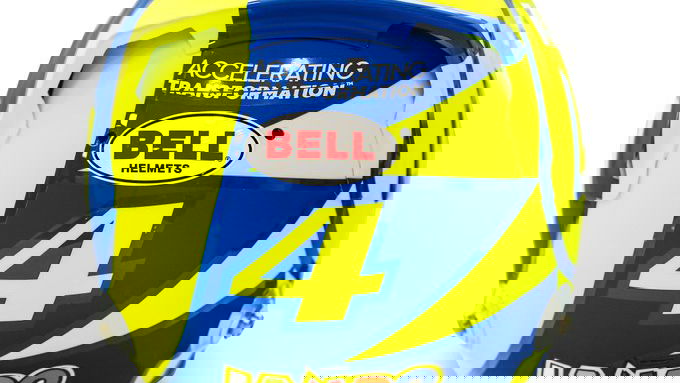 Norris akan balapan dengan helm penghormatan Rossi di Monza